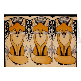 Foxy Hälsningskort