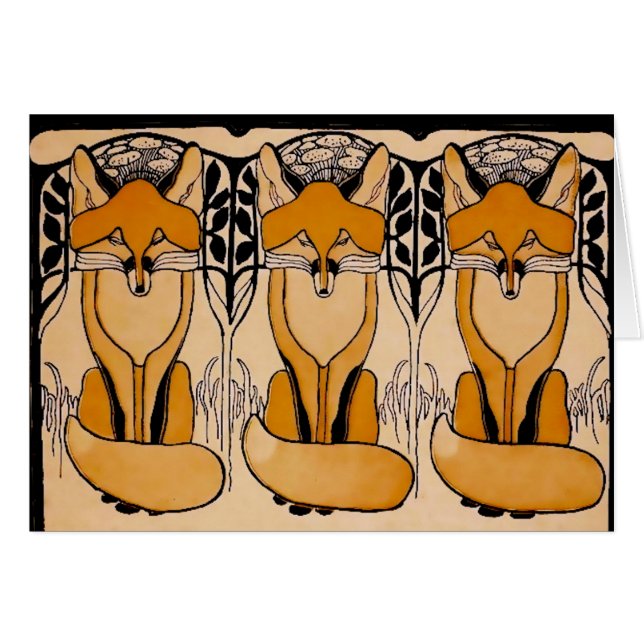 Foxy Hälsningskort (Framsidan Horizontal)