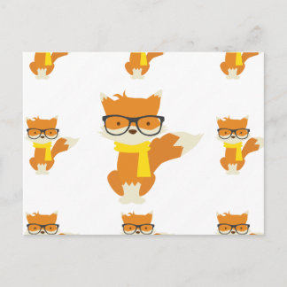 Foxy Hipster Vykort