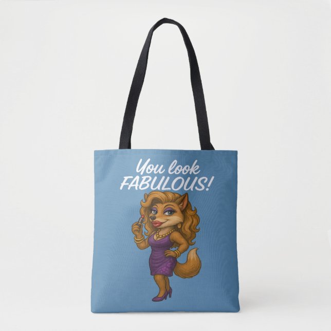 Foxy i Lila Tygkasse (Framsida)