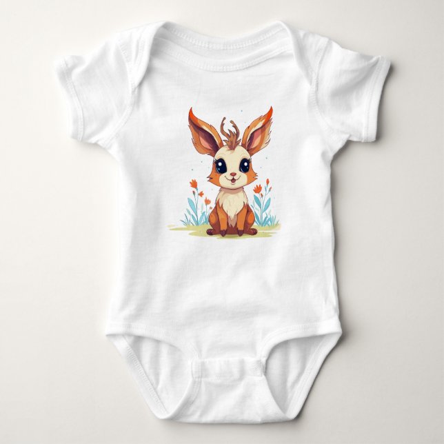 Foxy Jacalope T Shirt (Framsida)