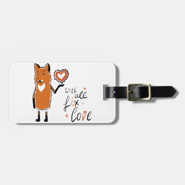 Foxy Kärlek Bagagebricka (Horisontell Framsida)