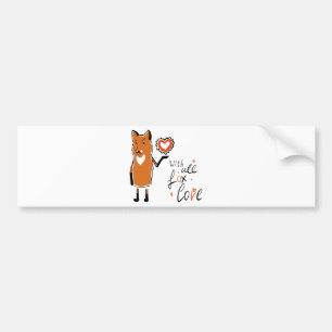 Foxy Kärlek Bildekal