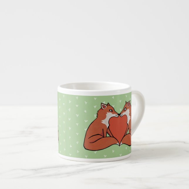 Foxy Kärlek Espresso Mugg Espressomugg (Framsida höger)