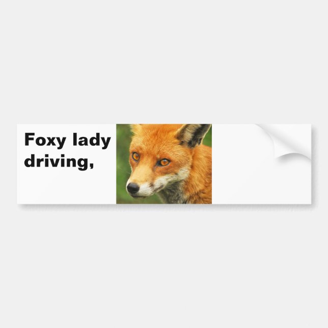 Foxy Lady,    Foxy lady   körande, Bildekal (Framsidan)