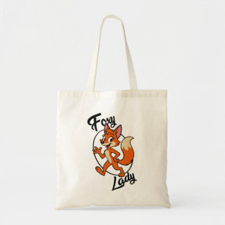 Foxy lady tote bag tygkasse