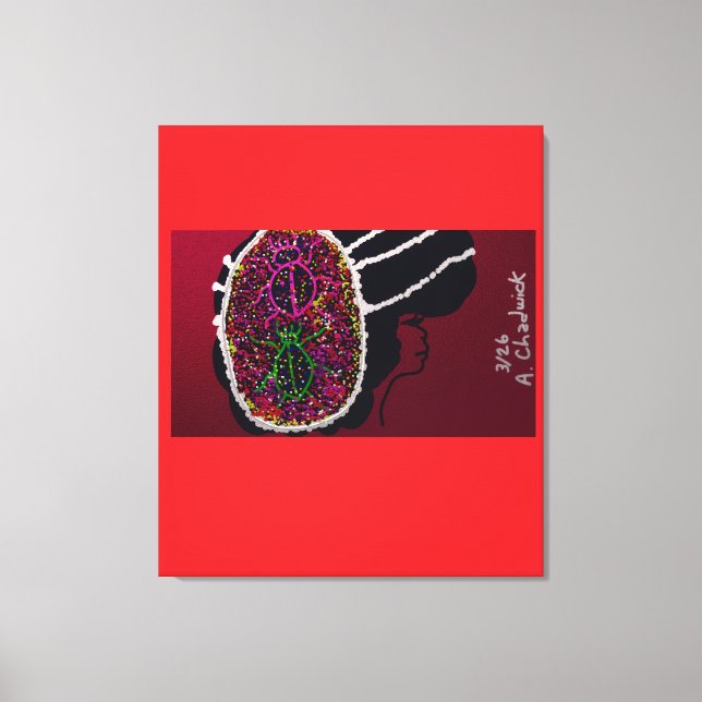 Foxy Ladybug Bride Canvastryck (Framsida)