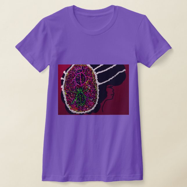 Foxy Ladybug Bride T Shirt (Laydown)