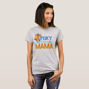 Foxy Mamma Vild One Blue Woodland Party T-Shirt
