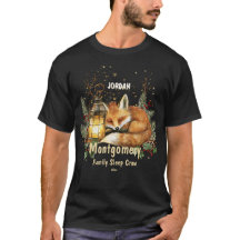 Foxy Matchande Familj Pyjamaskjorta – Personlig