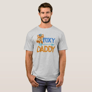 Foxy Pappa Vild One Blue Woodland Party T-Shirt