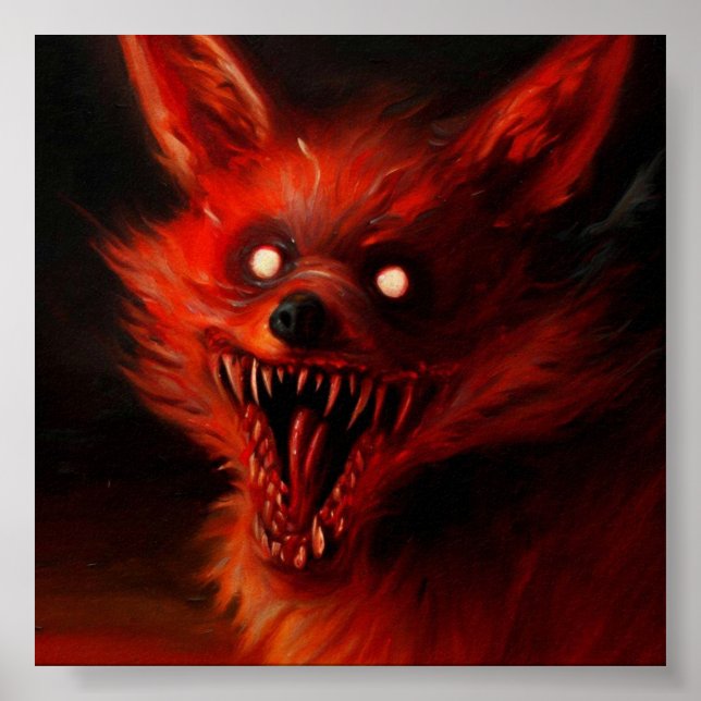 Foxy | Papper utskrift för projektionsyta Poster (Framsidan)