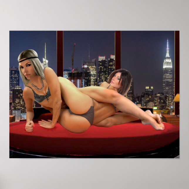 Foxy Penthouse Wrestling Poster (Framsidan)