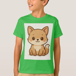 Foxy-Roligt _Cute Fox Kids Tee