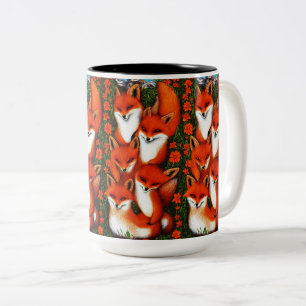 Foxy-Roligt Två-Tonad Mugg