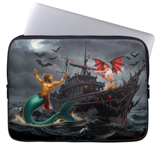 Foxy Roxy Vampire Rebell Laptop Fodral (Framsidan)