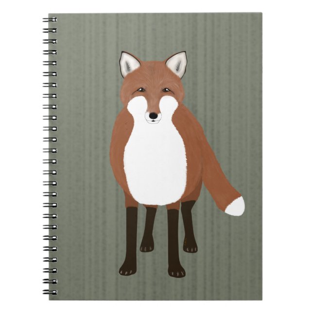 Foxy Spiral bärbar dator Anteckningsbok (Framsidan)