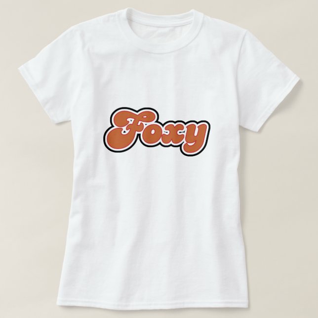 Foxy T-Shirt (Design framsida)