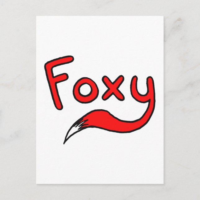 Foxy Vykort (Framsida)