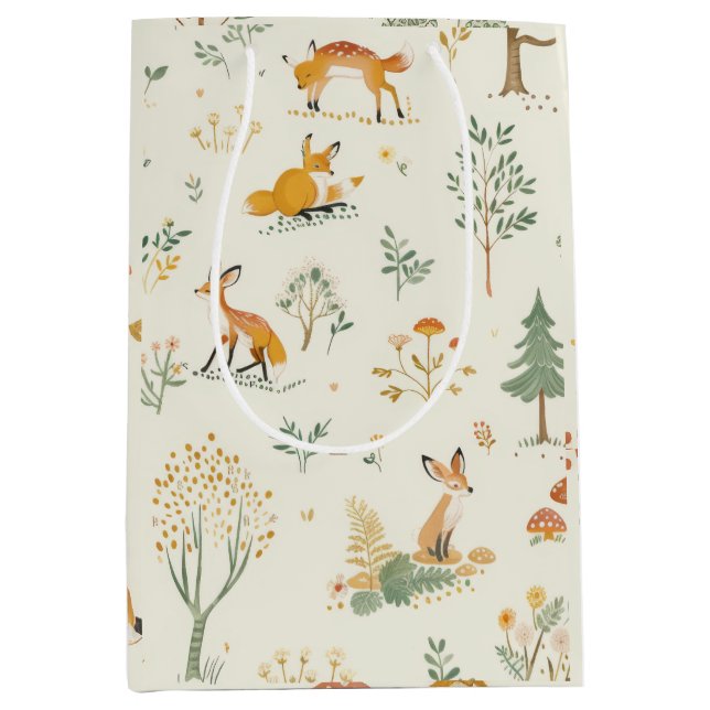 "Foxy Woodland Gift Bag" (Framsidan)