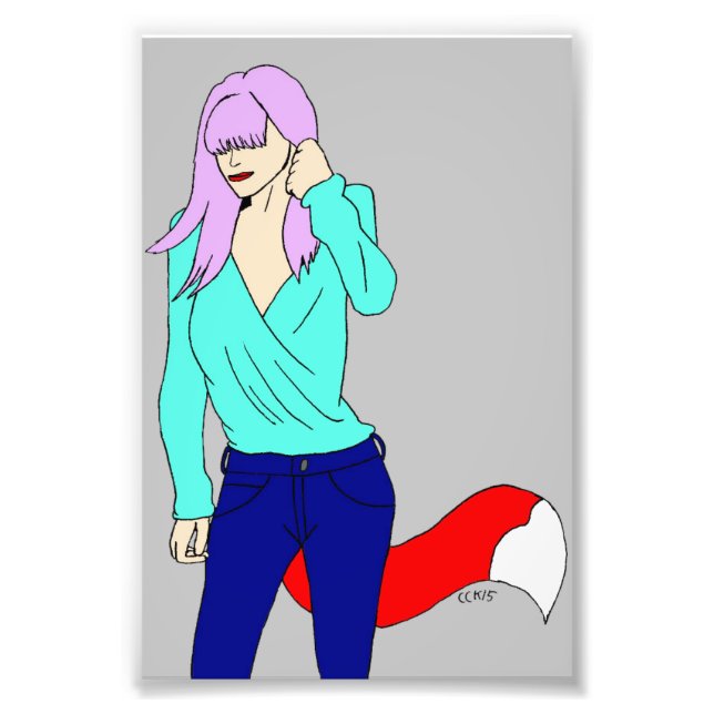 foxyflicka fototryck (Framsidan)