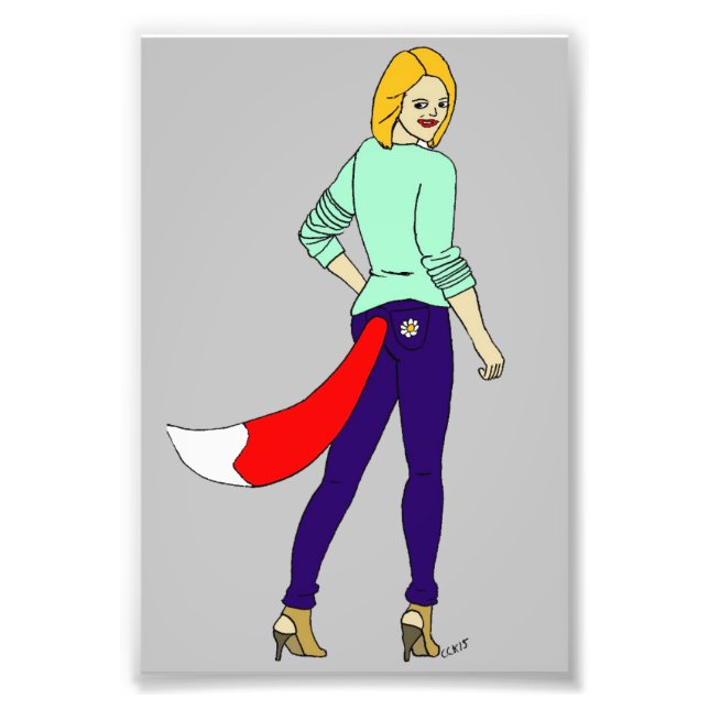 foxyflicka fototryck (Framsidan)