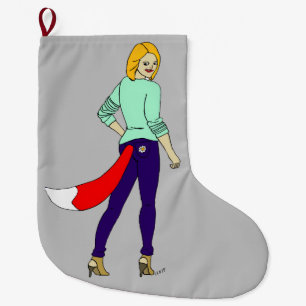 foxyflicka stor julstrumpa