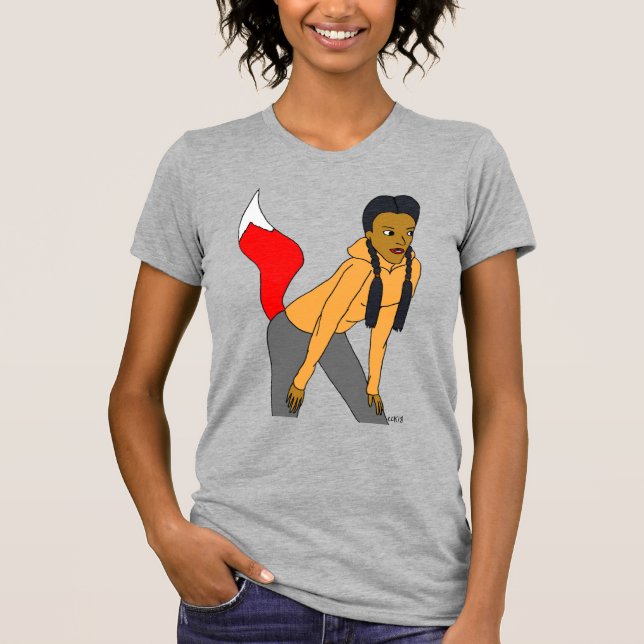 foxyflicka t shirt (Framsida)