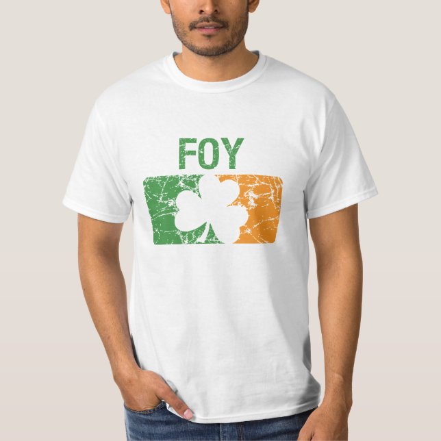 Foy efternamnklöver tee shirt (Framsida)
