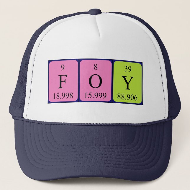 Foy Periy bord namn hat Truckerkeps (Framsida)