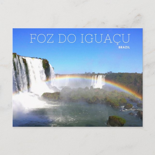 Foz do Iguaçu - Brasilien Vykort (Framsida)