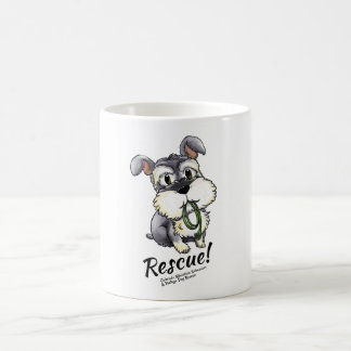 Fozi Schnauzer - vitmugg Kaffemugg