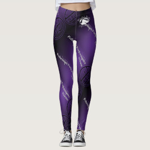 FPH-kopplingar med vit B&BE-Logotyp Leggings