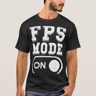 FPS-läge på videospelaren, första person Shooter G T Shirt