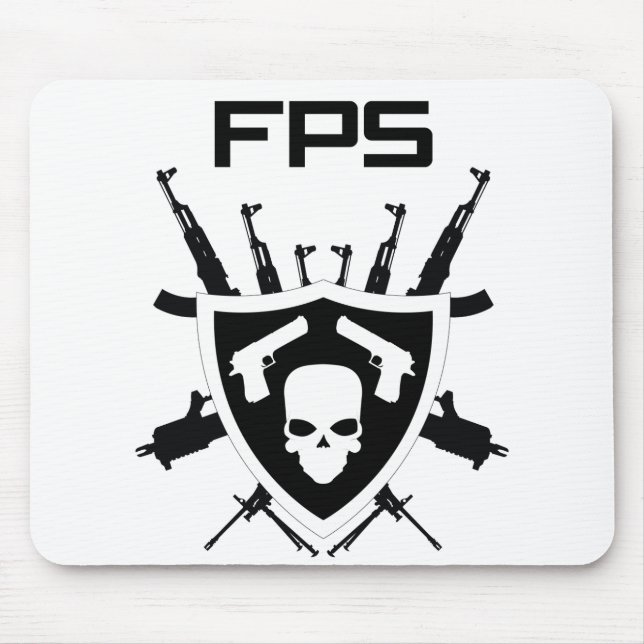 FPS-musen vadderar Horizantal Musmatta (Framsidan)