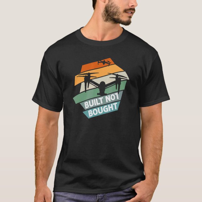 FPV-Drone Pilot RC Pilot Drone Builder T Shirt (Framsida)