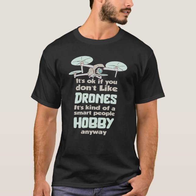 FPV-Drone Pilot RC Pilot Drone T Shirt (Framsida)