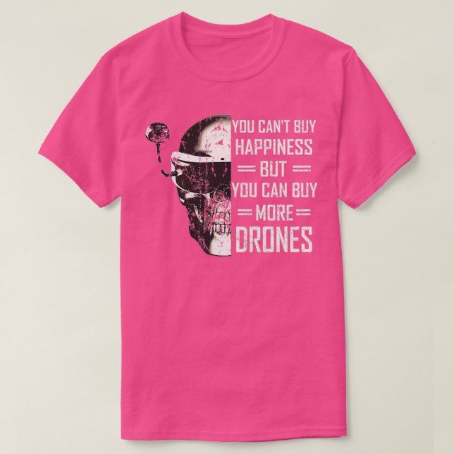 FPV Drone Quadcopter Du kan köpa lycka men du kan T Shirt (Design framsida)