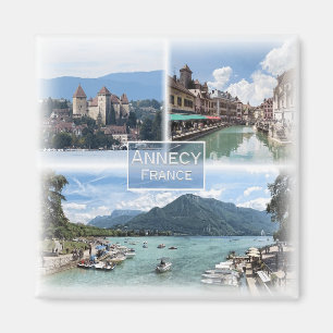 FR0113 Europa, Frankrike, Annecy, Fridge Magnet