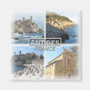 FR0115 Europa, Frankrike, Antibes, Fridge Magnet