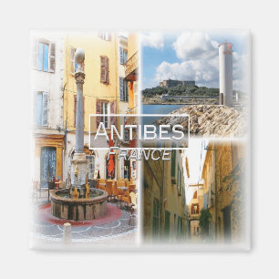 FR0116 Europa, Frankrike, Antibes, Fridge Magnet