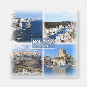 FR0118 Europa, Frankrike, Korsika, Bonifacio, Frid Magnet