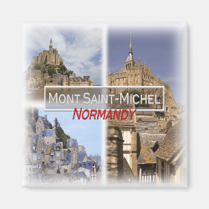 FR0127 Europa, Frankrike, Mont Saint-Michel, Fridg Magnet