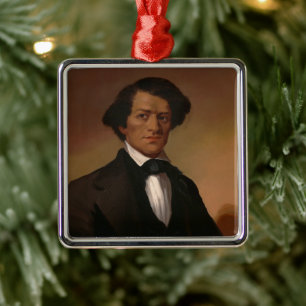 Fr3d3rick Bailey Douglass: Civil Högers Legend Julgransprydnad Metall