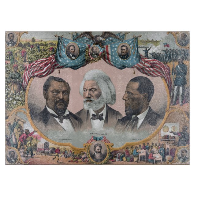 Fr3d3rick Bailey Douglass med svart abolitionist (Framsidan)