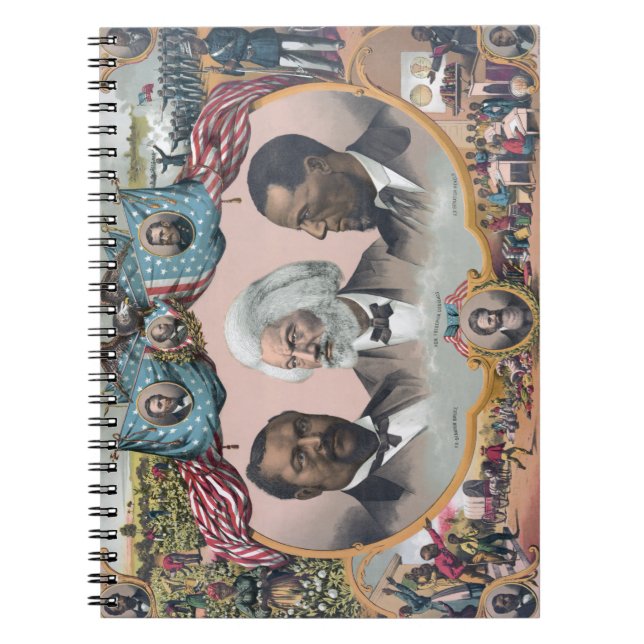 Fr3d3rick Bailey Douglass med svart abolitionist Anteckningsbok (Framsidan)