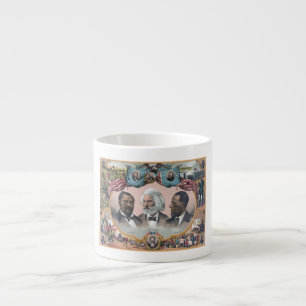 Fr3d3rick Bailey Douglass med svart abolitionist Espressomugg
