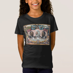 Fr3d3rick Bailey Douglass med svart abolitionist T Shirt