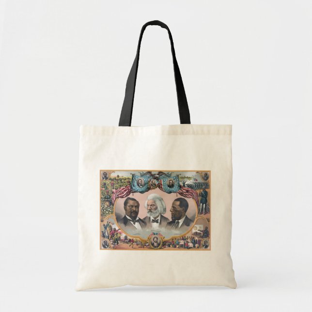 Fr3d3rick Bailey Douglass med svart abolitionist Tygkasse (Framsidan)