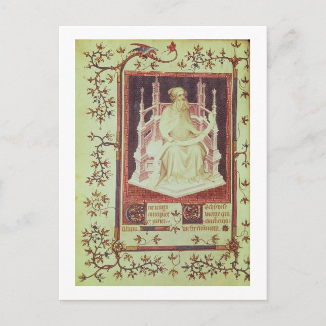 Fr 13091 f.11v Prophet Isaiah från Ps Vykort (Framsida)